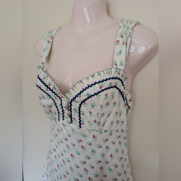 Free People Sweet Hearts Midi Dress XS NWT - Picture 9 of 16